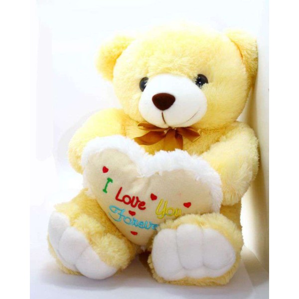 Peach 3.5 Feet I Love You Forever Heart Teddy Bear